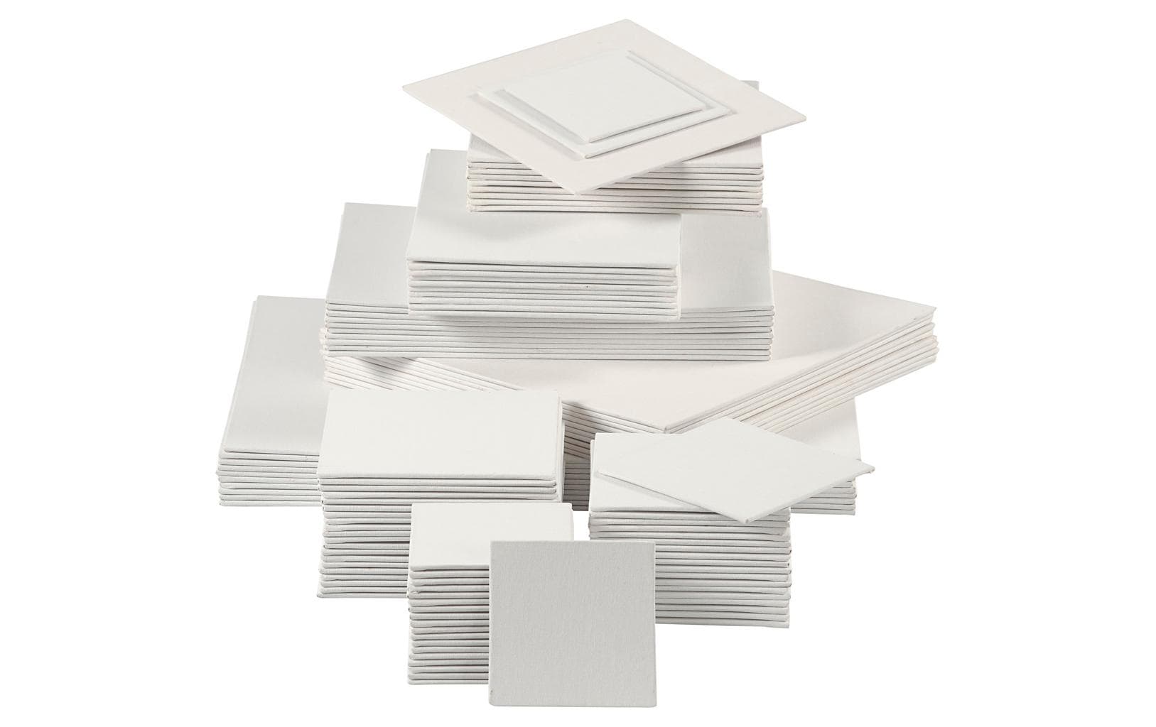Creativ company Leinwandkarton – 18 × 24 cm – 280 g/m² – weiss