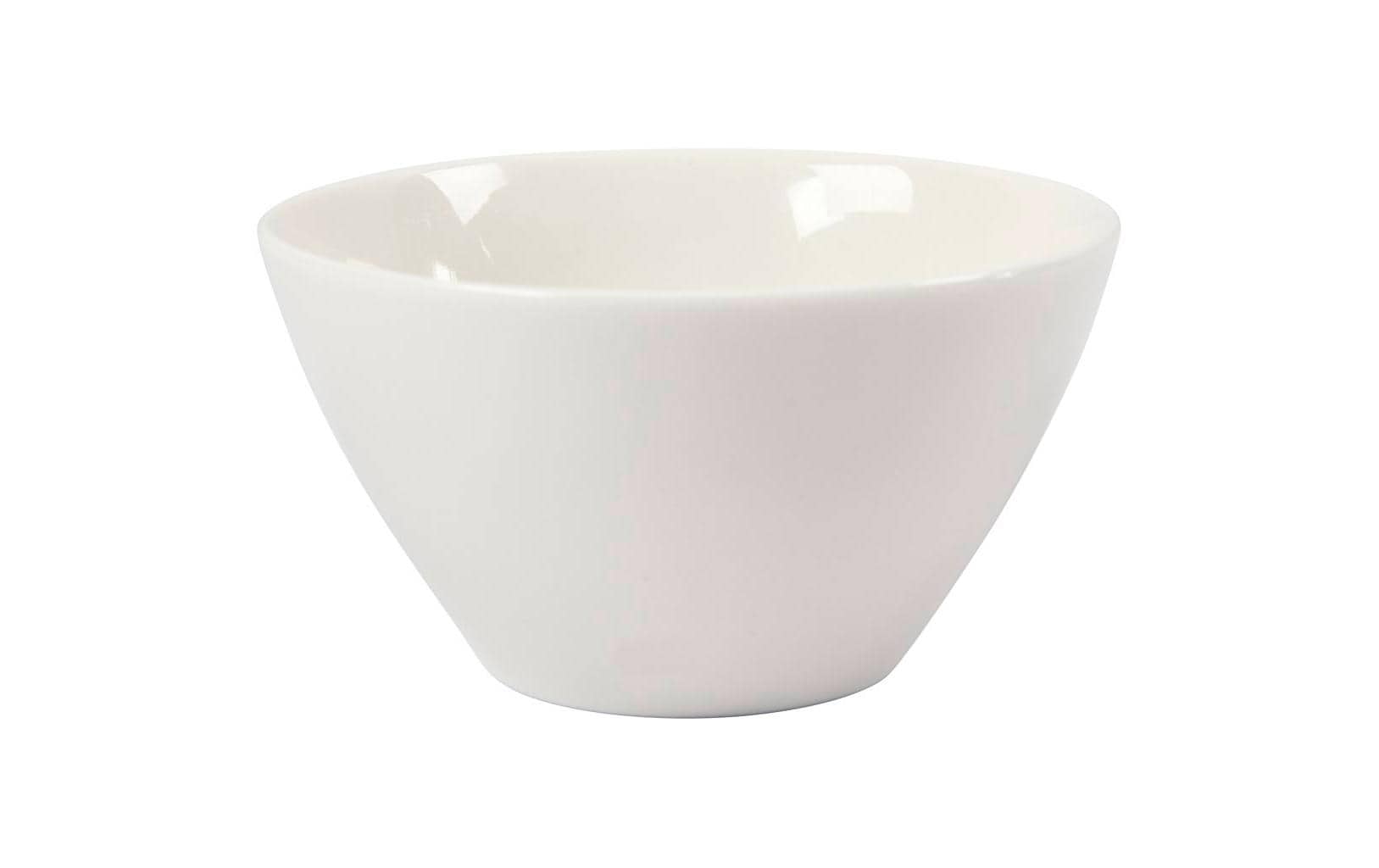 Creativ Company Müslischale – 20er Set, Ø 12,5 cm, H 7,0 cm, Porzellan, Weiss