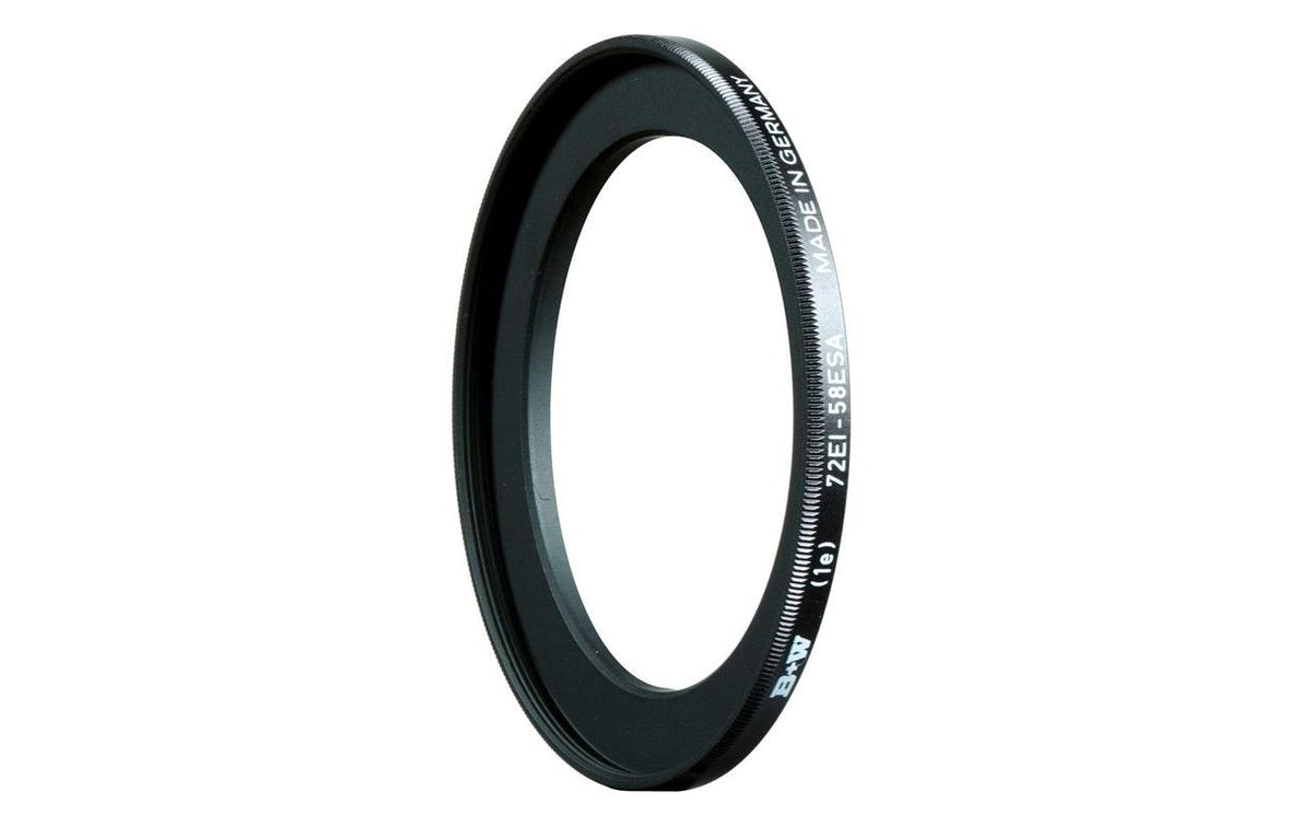 B+W Reduzierring – Messing, 62 mm auf 49 mm – für Objektive mit 49 mm Gewinde und Filter mit 62 mm Gewinde