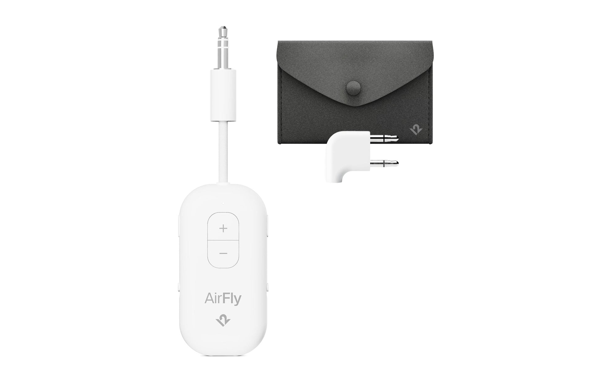 Twelve South AirFly Pro 2 Deluxe – Bluetooth Audio-Adapter (Tx/Rx) – Bluetooth 5.0 – Weiss
