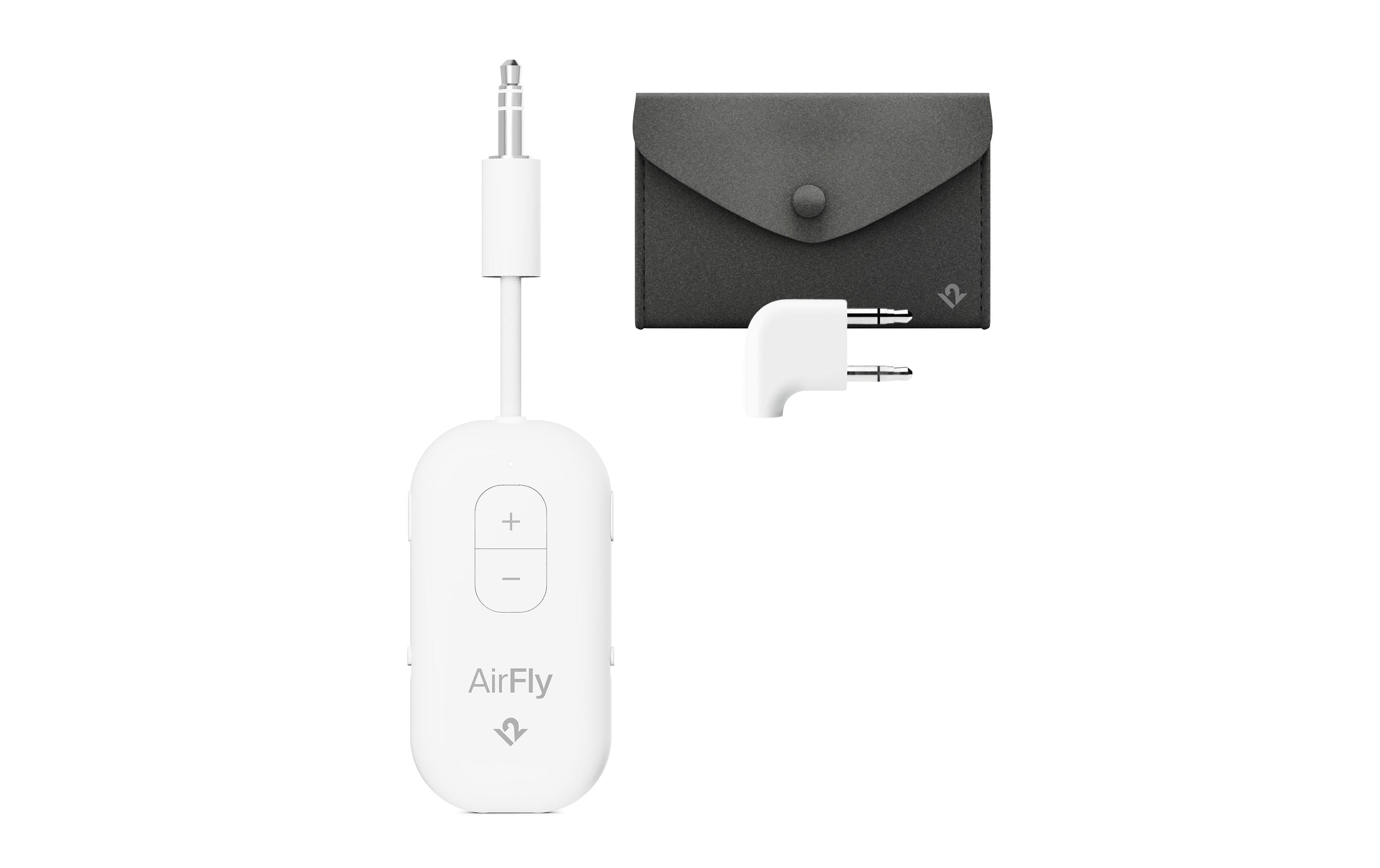 Twelve South AirFly Pro 2 Deluxe – Bluetooth Audio-Adapter (Tx/Rx) – Bluetooth 5.0 – Weiss