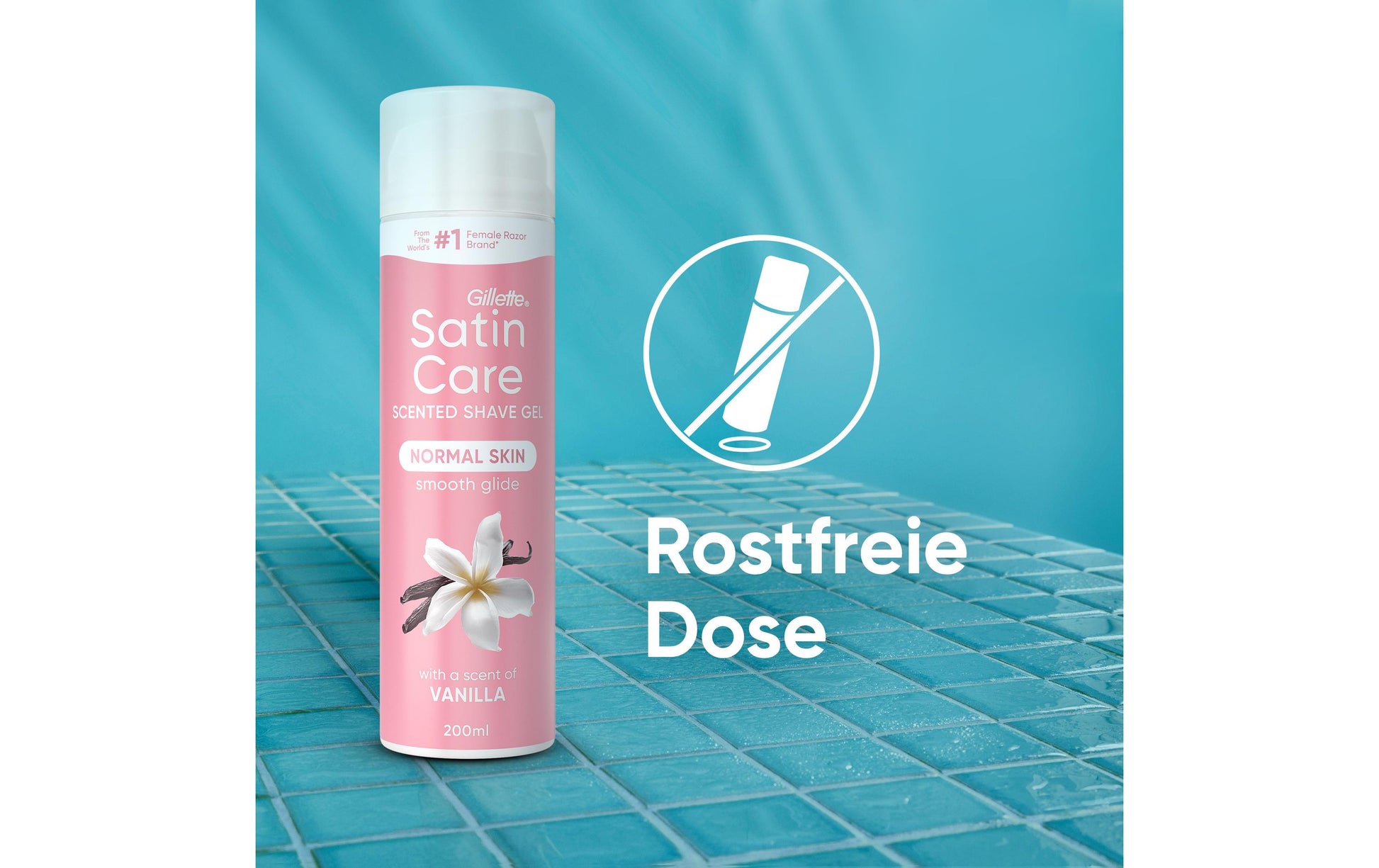 Gillette Venus Rasiergel SatinCare – Vanille – 200 ml