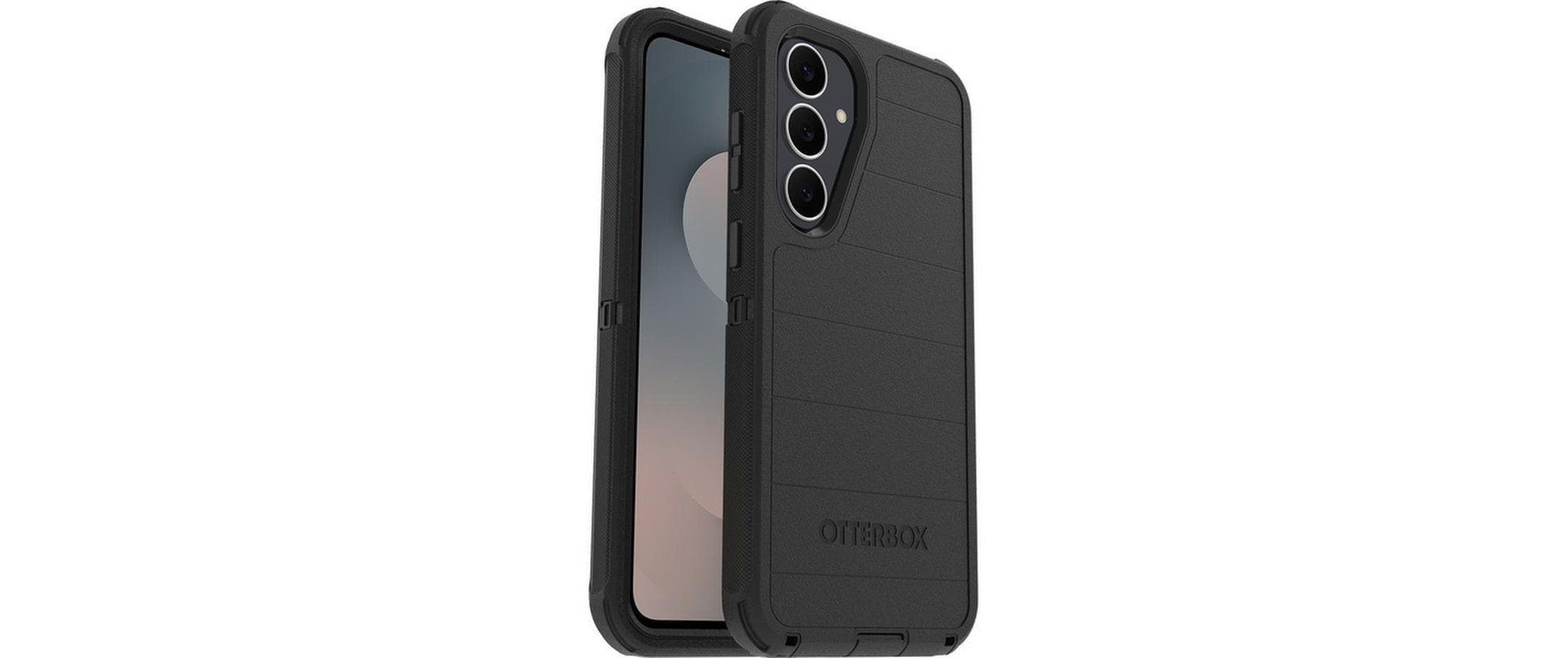 OtterBox Defender Pro Rugged-Case – für Samsung Galaxy S25 FE, Kunststoff, Schwarz, bis 1,2 m sturzsicher