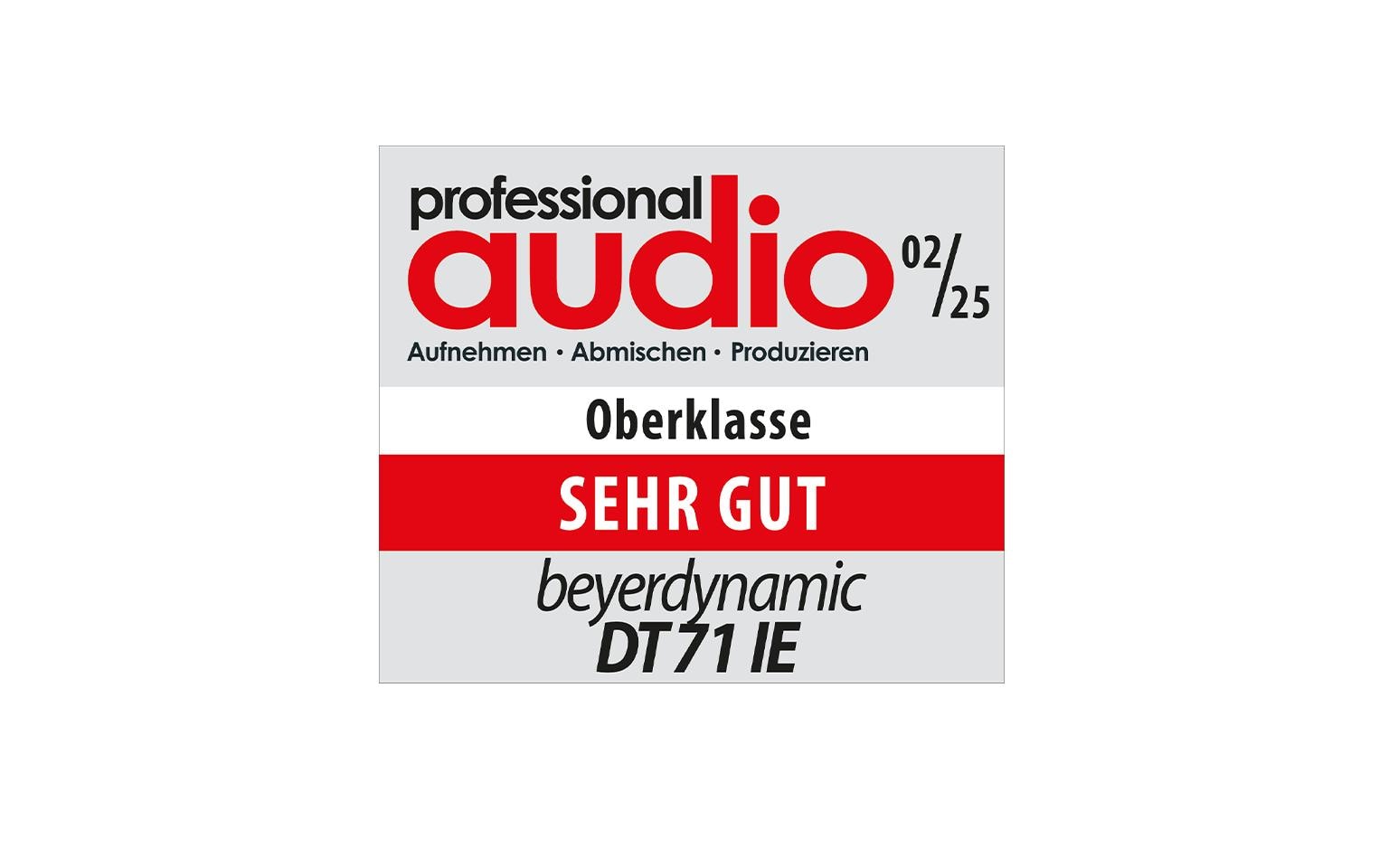 Beyerdynamic DT 71 IE Drum & Bass In-Ear Kopfhörer – Kabelgebunden, Schwarz