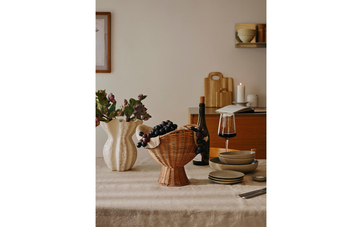 Broste Copenhagen Stoffserviette Gracie taupe – 45 × 45 cm, Leinen – 6er-Set