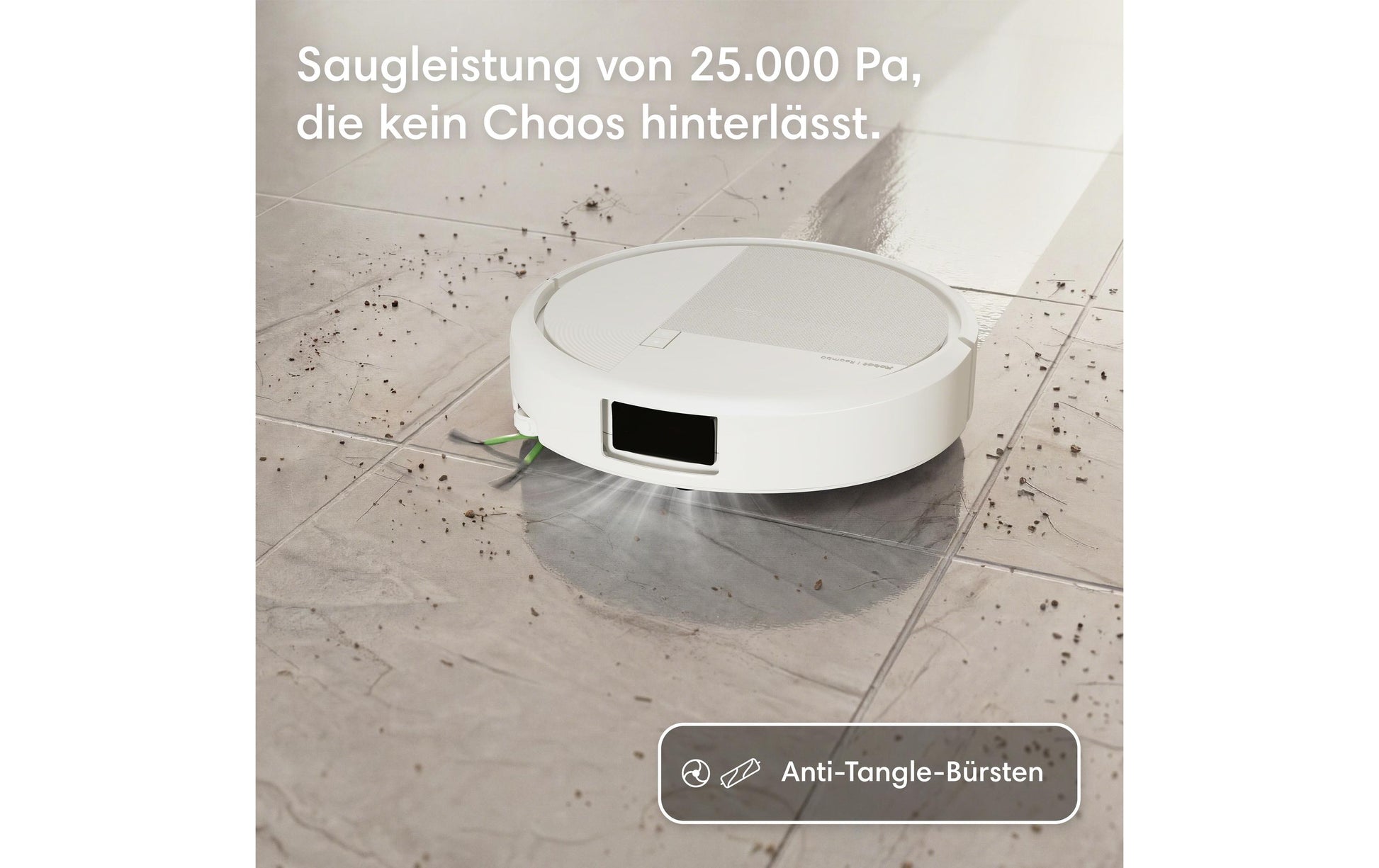 iRobot Saugroboter Roomba Plus 575 Combo Dock mit Wischfunktion – 300 min, Höhe 83 mm, Staubbox 0,18 l