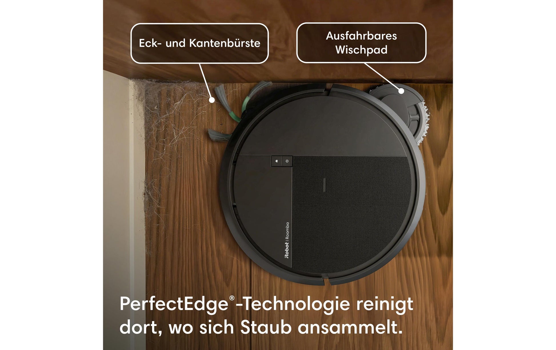 iRobot Saugroboter Roomba Plus 515 Combo Dock mit Wischfunktion – 300 min, Höhe 83 mm, 0,18 l
