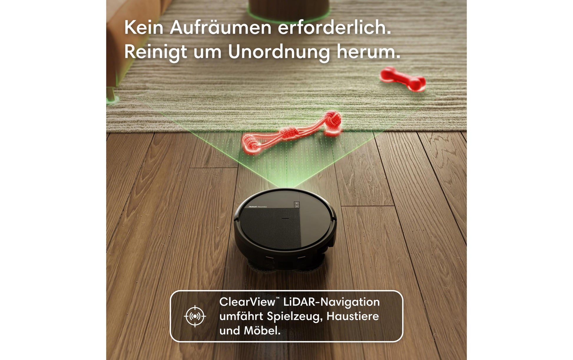iRobot Saugroboter Roomba Plus 515 Combo Dock mit Wischfunktion – 300 min, Höhe 83 mm, 0,18 l