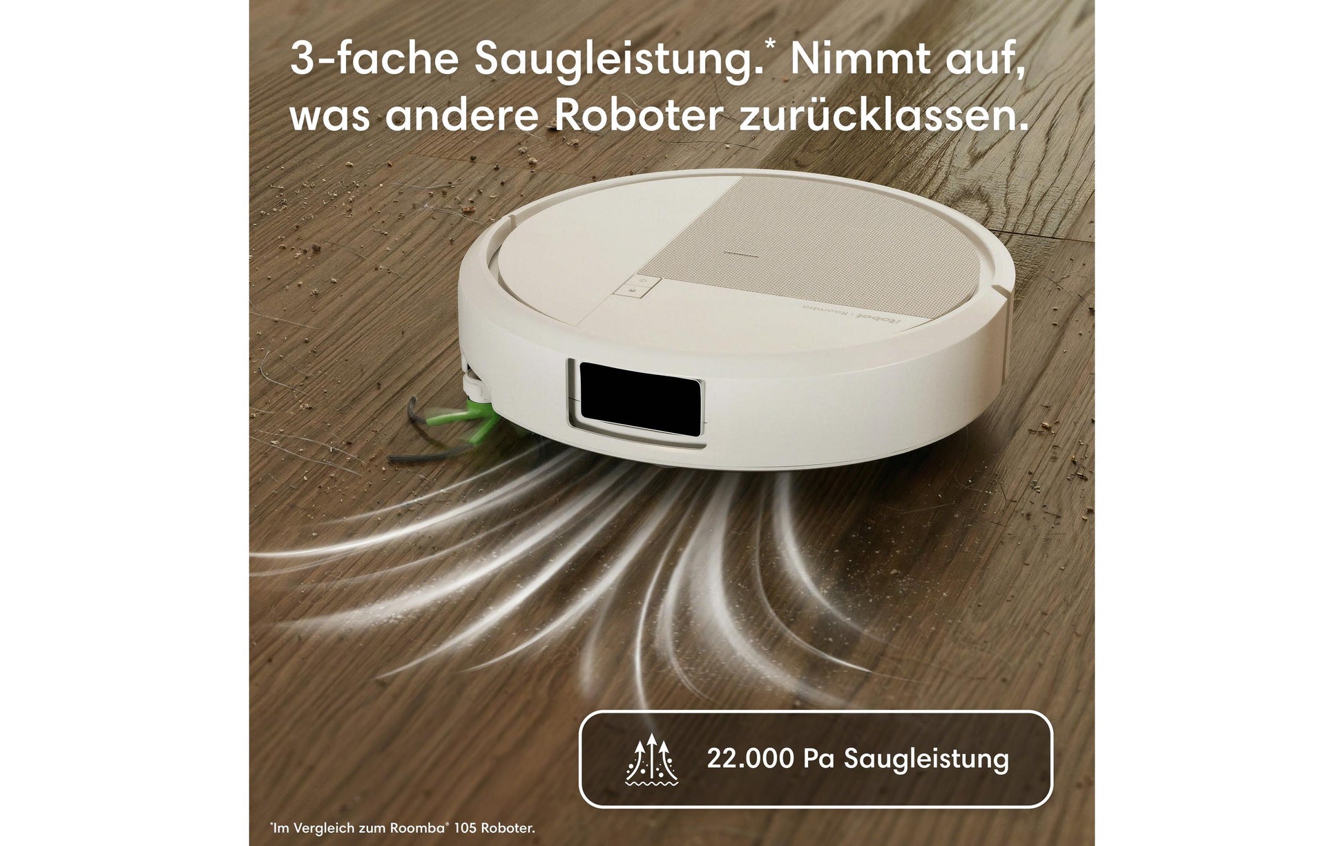 iRobot Saugroboter Roomba Plus 515 Combo Dock – 300 min, 0,18 l, für Alexa/Siri/Google Assistant