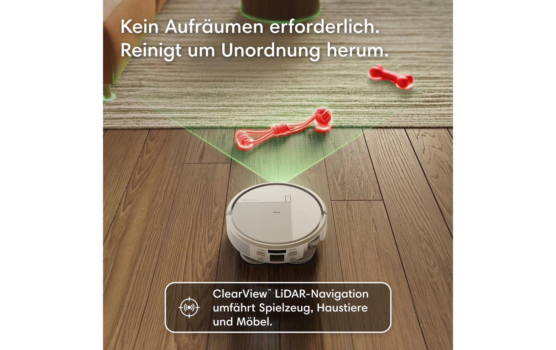 iRobot Saugroboter Roomba Plus 515 Combo Dock – 300 min, 0,18 l, für Alexa/Siri/Google Assistant