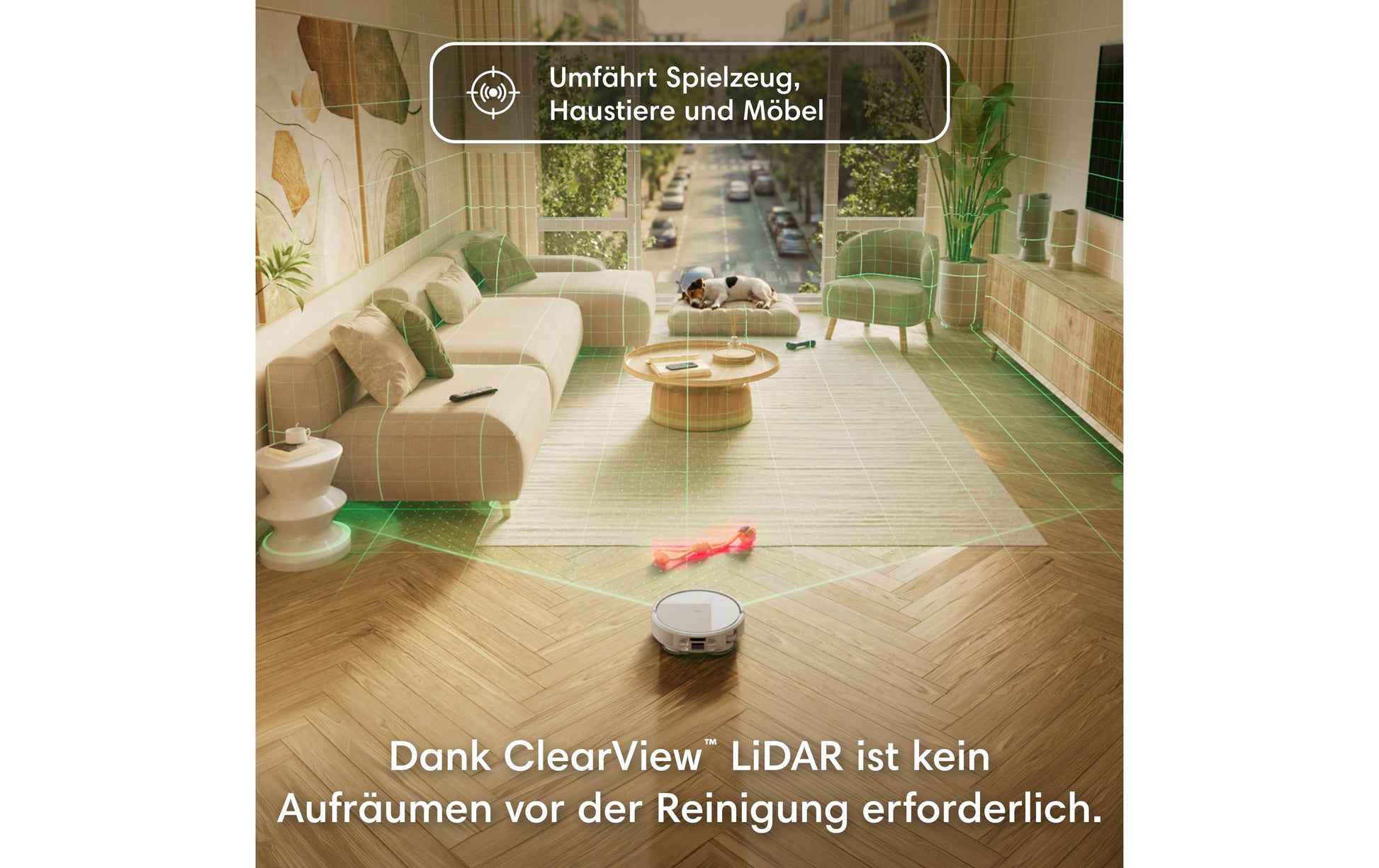 iRobot Saugroboter Roomba Plus 415 Combo Dock mit Absaugstation und Wischfunktion – 300 min, Höhe 83 mm