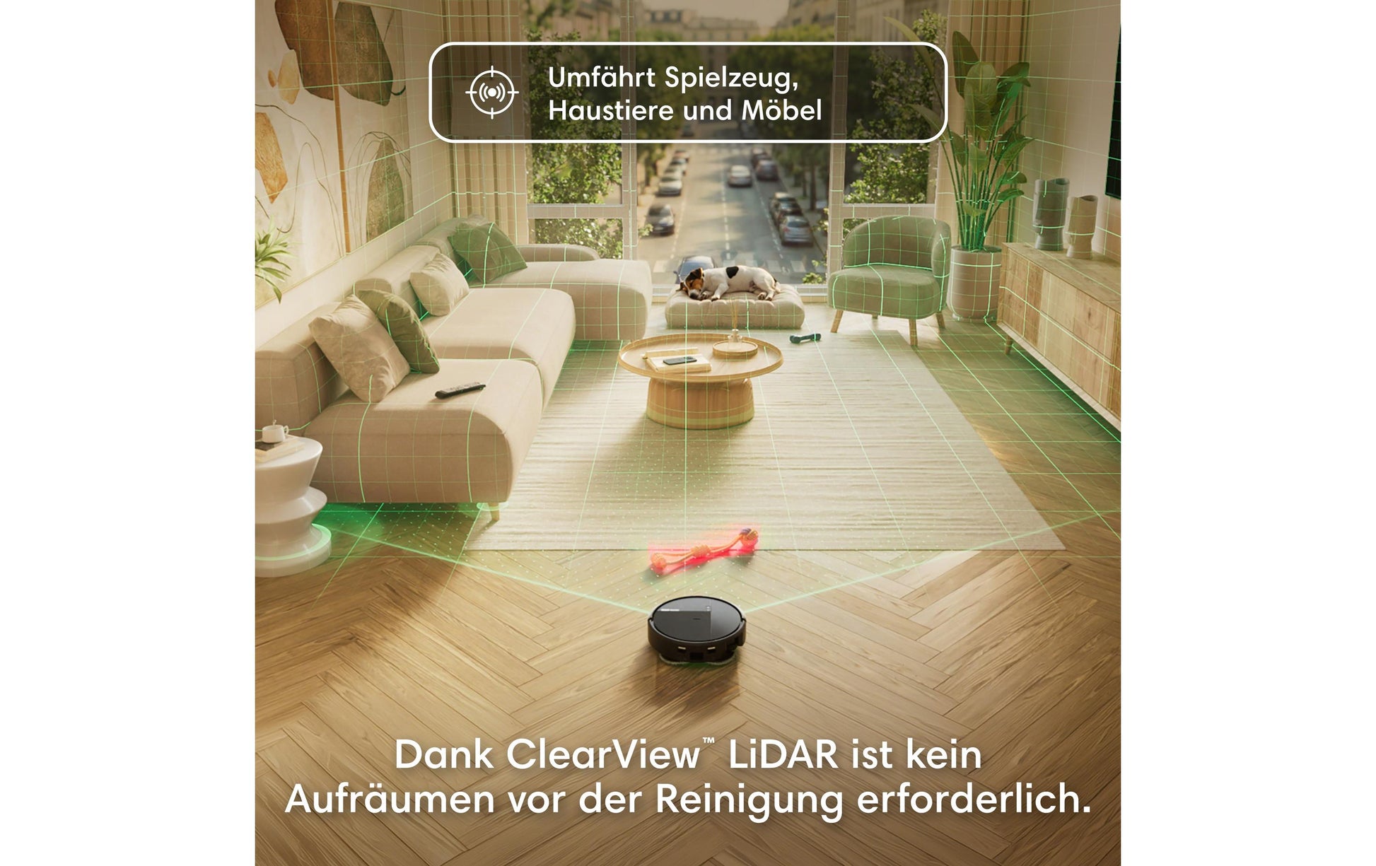 iRobot Saugroboter Roomba Plus 415 Combo Dock mit Absaugstation und Wischfunktion – 300 min, 83 mm, 0,18 l