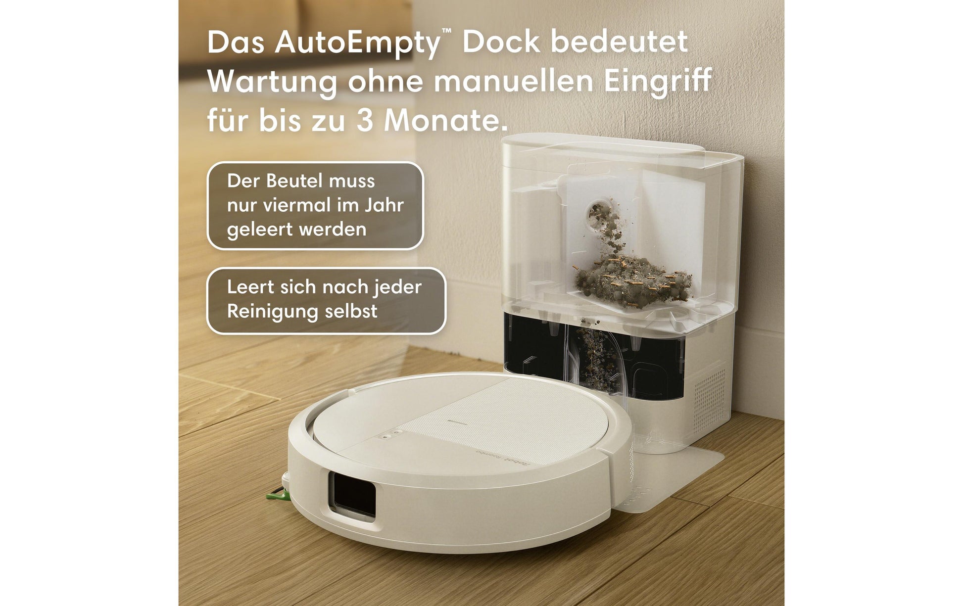 iRobot Saugroboter Roomba 115 Combo Dock mit Wischfunktion – 150 min, Höhe 79 mm