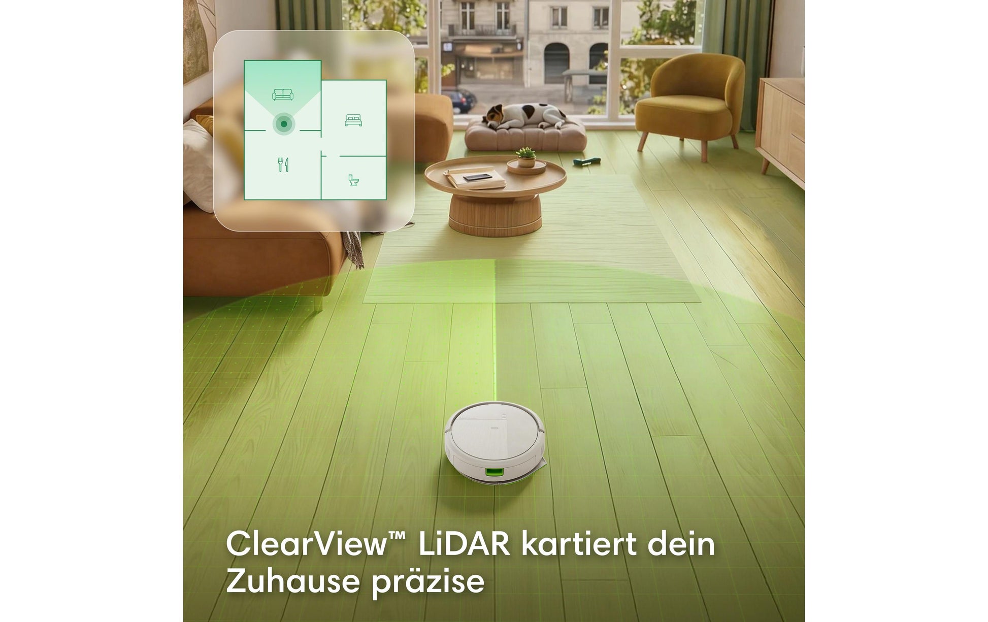 iRobot Saugroboter Roomba 115 Combo Dock mit Wischfunktion – 150 min, Höhe 79 mm