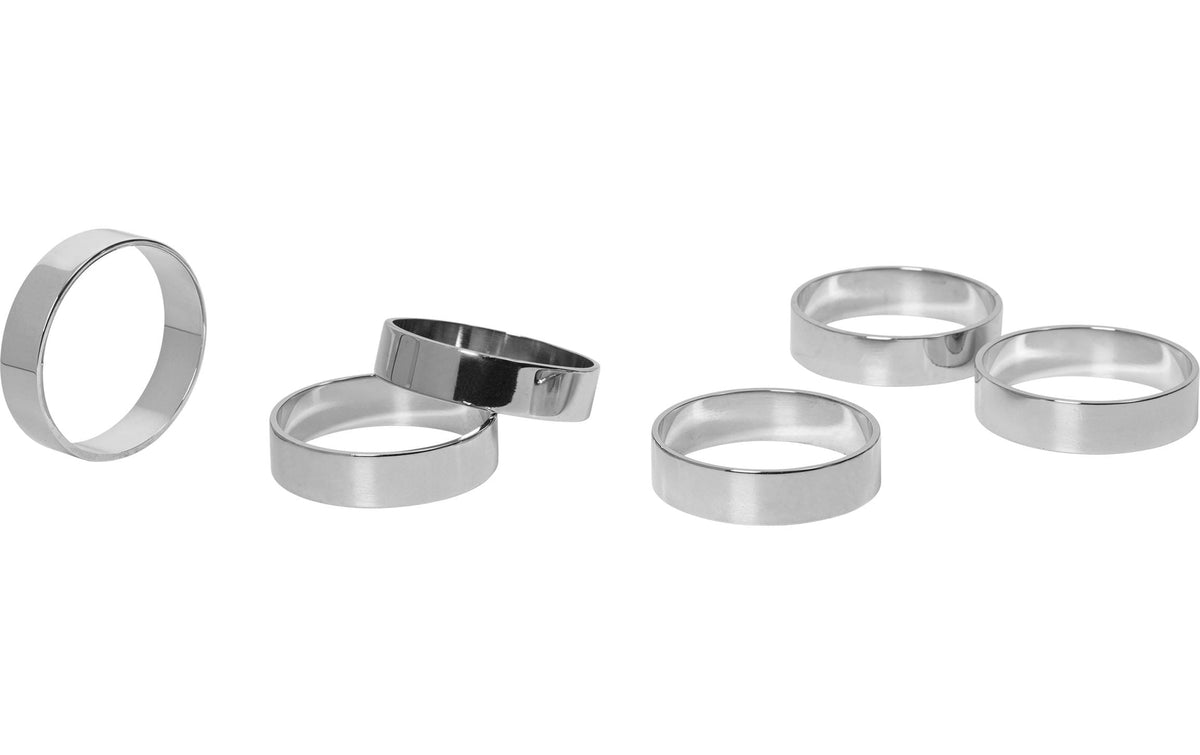 Broste Copenhagen Serviettenring – Silber – H 0,5 cm – Eisen