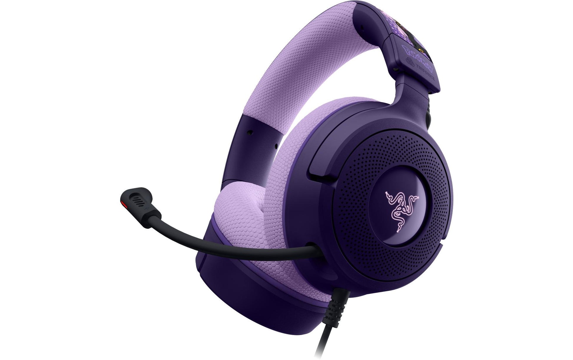 Razer Kraken V4 X Gaming-Headset – Over-Ear, Stereo, Kabelgebunden, USB-A/USB-C, Violett/Schwarz