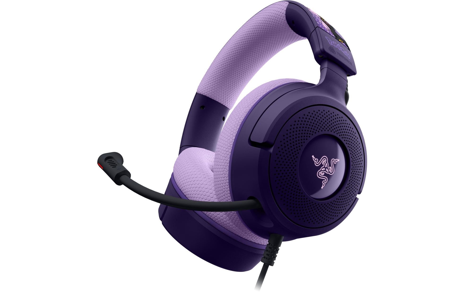 Razer Kraken V4 X Gaming-Headset – Over-Ear, Stereo, Kabelgebunden, USB-A/USB-C, Violett/Schwarz