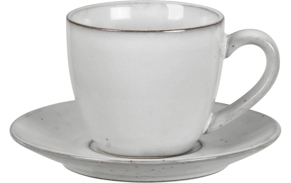 Broste Copenhagen Kaffeetasse – 150 ml, Ø 14,0 cm, Steingut, Sand, spülmaschinenfest, mikrowellengeeignet