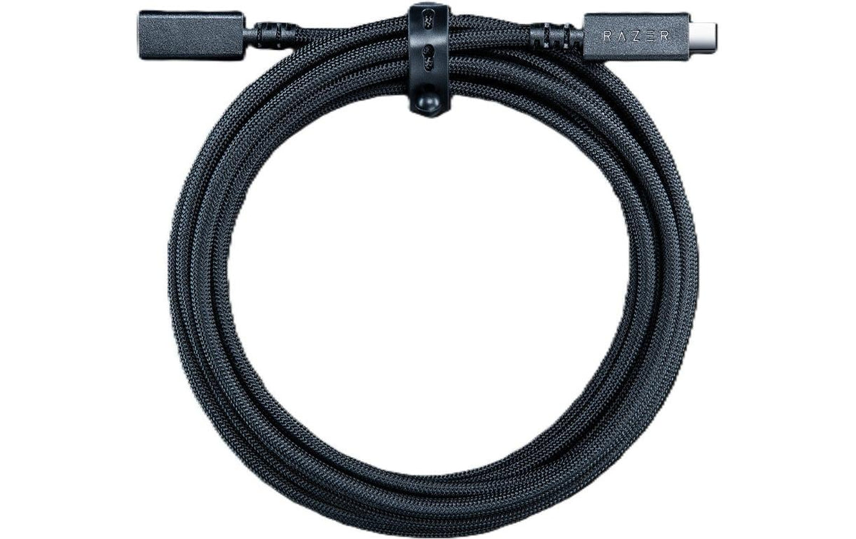 Razer USB-C Verlängerungskabel (Stecker auf Buchse) – 3 m – Schwarz – für Gaming Stühle