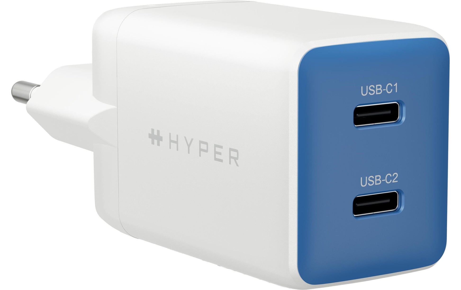 HyperJuice Flex USB-Ladegerät 45 W – USB-C×1, GaN – Blau