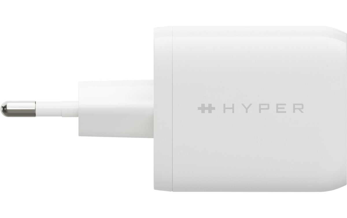 Hyper Flex USB-Wandladegerät 65 W – USB-C×2, USB-A×1, GaN – Orange