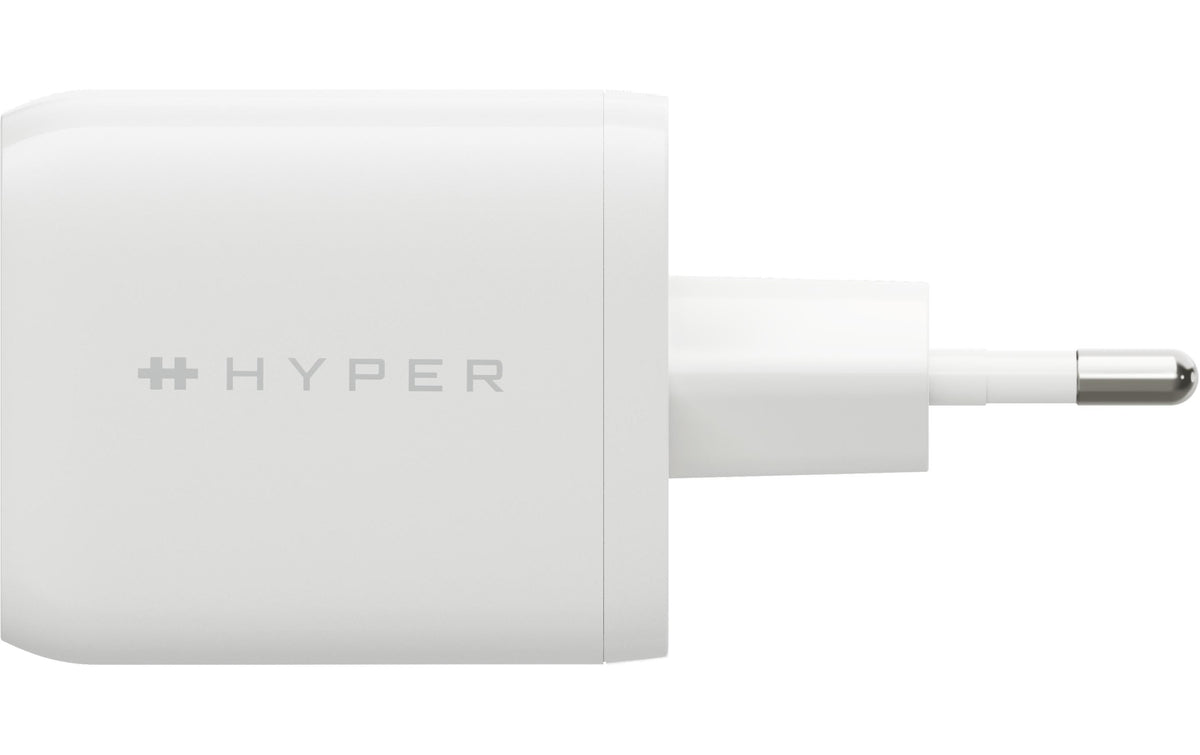 HyperJuice Flex USB-Desktop-Ladegerät 65 W – USB-C×2, USB-A×1, GaN – Blau