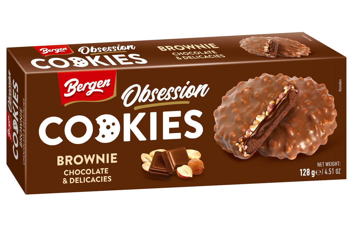 Bergen Cookies Obsession – Brownie – 128 g