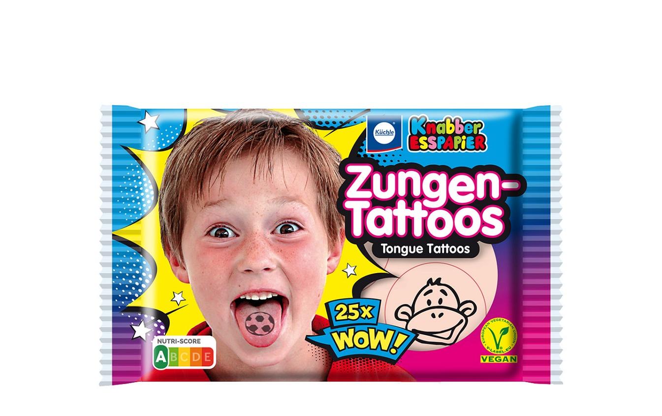 Küchle Zungentattoos – 25 Stück, 11 g