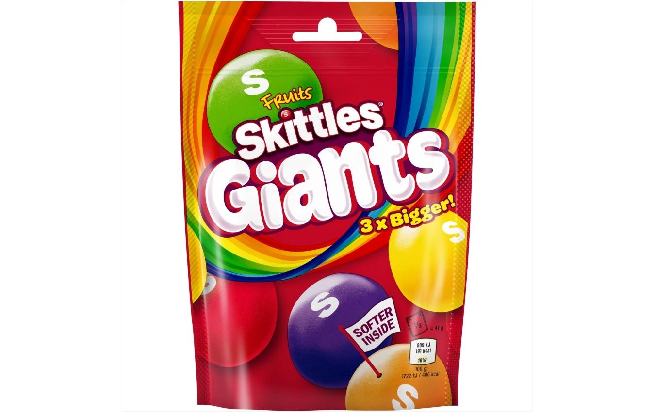 Skittles int. Skittles Giants Kaubonbons – Vegan – 132 g