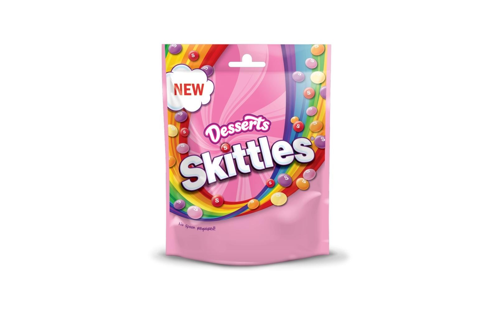 Skittles int. Skittles Kaubonbons – Dessertgeschmack, vegan – 152 g