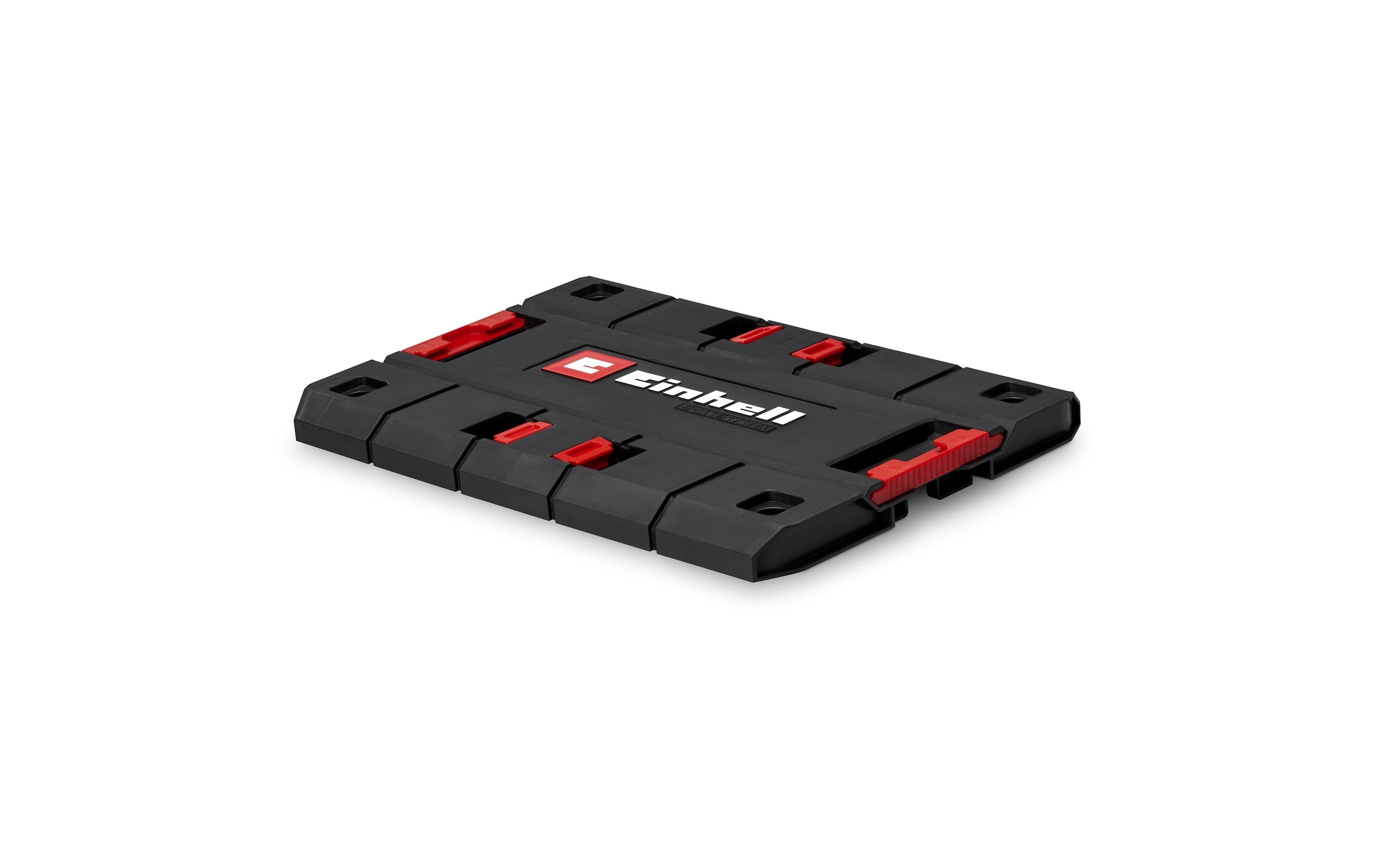 Einhell E-Case Adapterplatte – mit Klickverschluss, Schwarz, B 300 × H 37 × T 444 mm, für E-Case