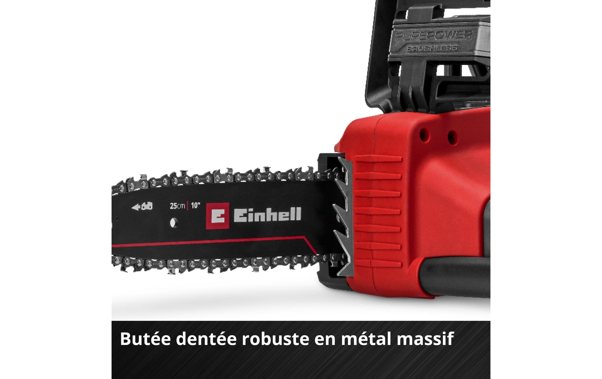 Einhell GE-LC 18/25 Li BL Akku-Kettensäge, bürstenlos – 18 V – Schwertlänge 250 mm – Solo – Power X-Change