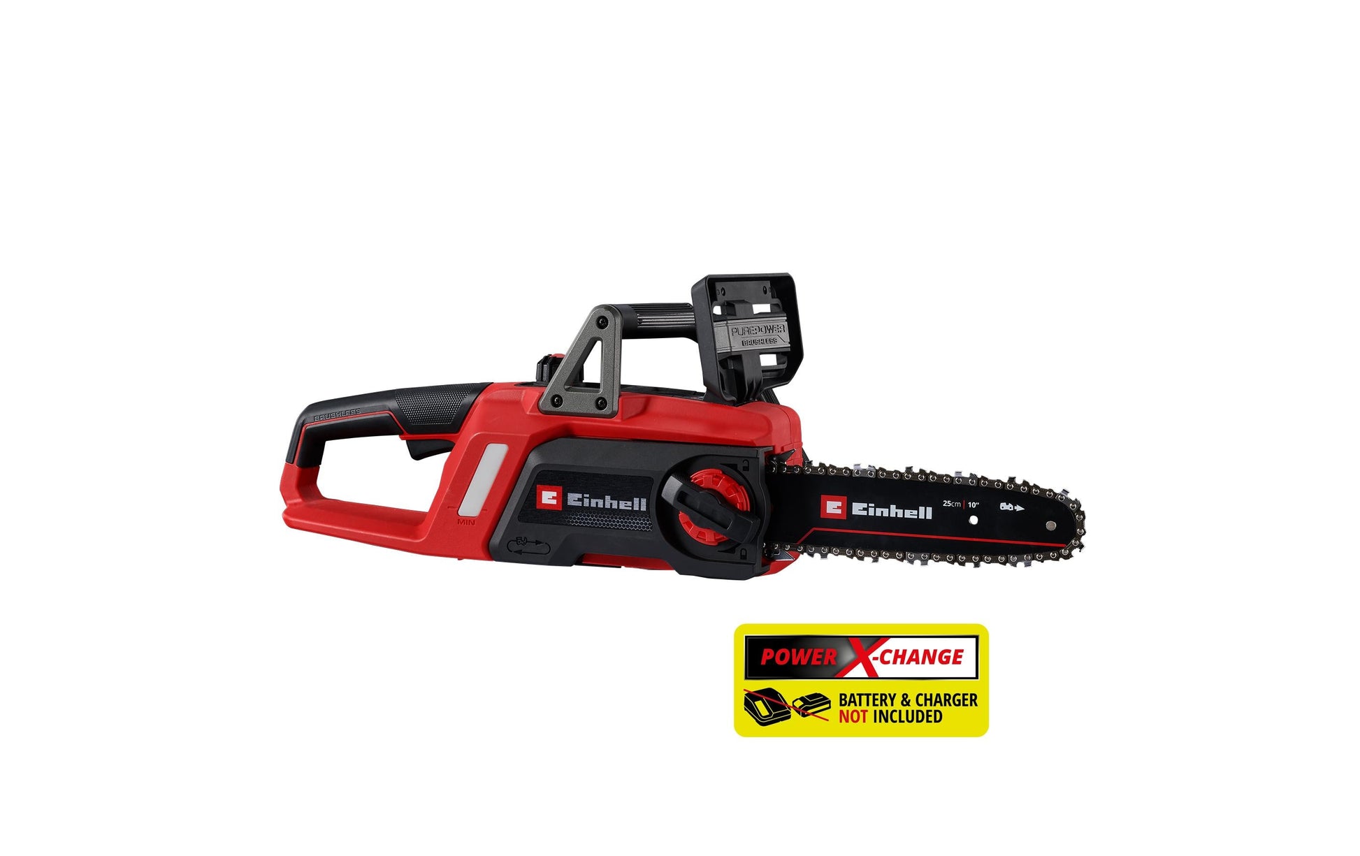 Einhell GE-LC 18/25 Li BL Akku-Kettensäge, bürstenlos – 18 V – Schwertlänge 250 mm – Solo – Power X-Change