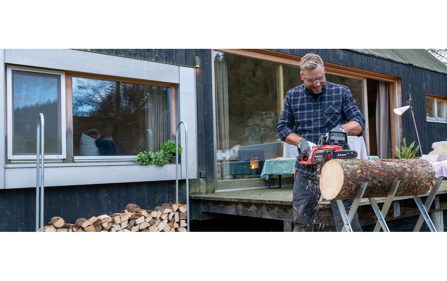 Einhell GE-LC 18/25 Li BL Akku-Kettensäge, bürstenlos – 18 V – Schwertlänge 250 mm – Solo – Power X-Change