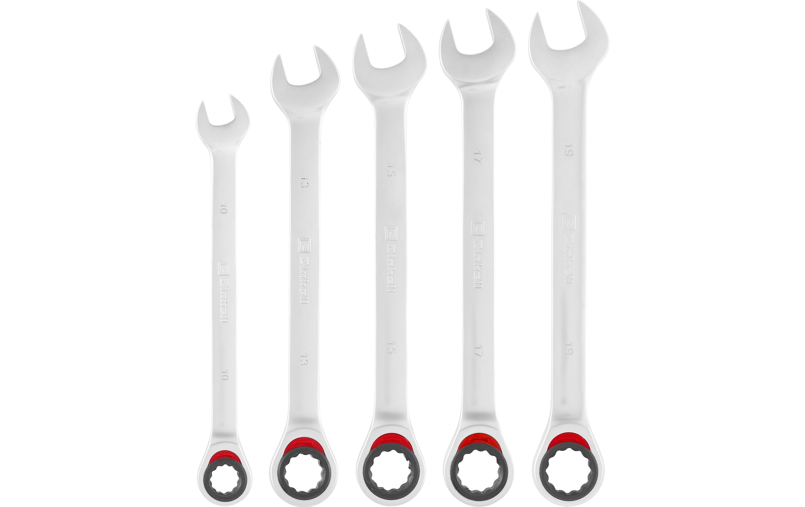 Einhell Maul-Ringratschen-Schlüssel-Set 10–19 mm, 5-teilig