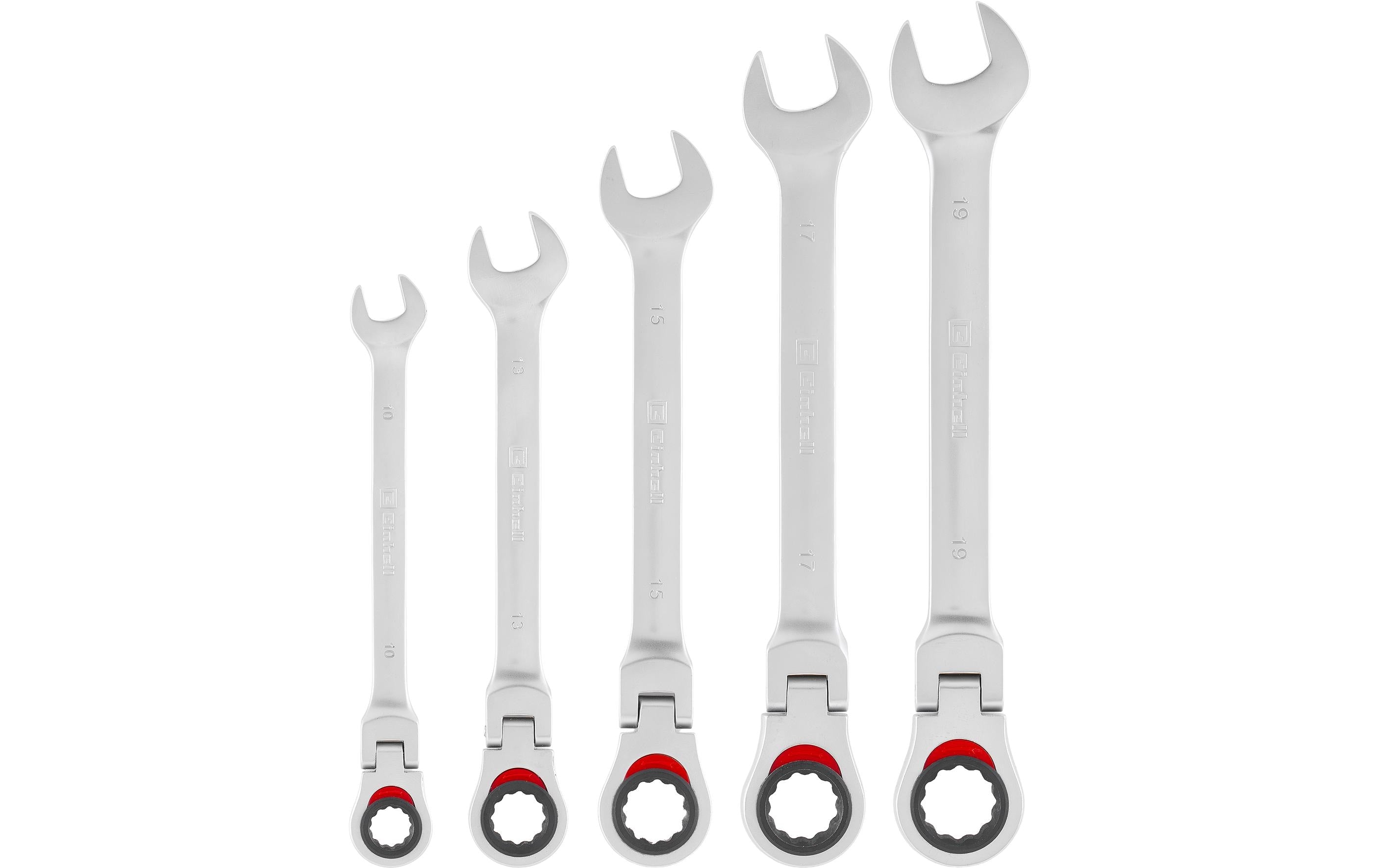 Einhell Maul-Ringratschen-Schlüssel-Set 10–19 mm, 5-teilig