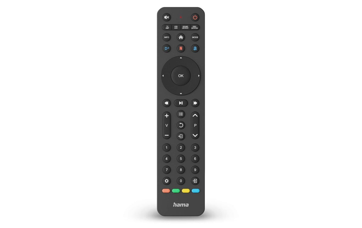 Hama TV-Fernbedienung 00221055 – IR, Schwarz