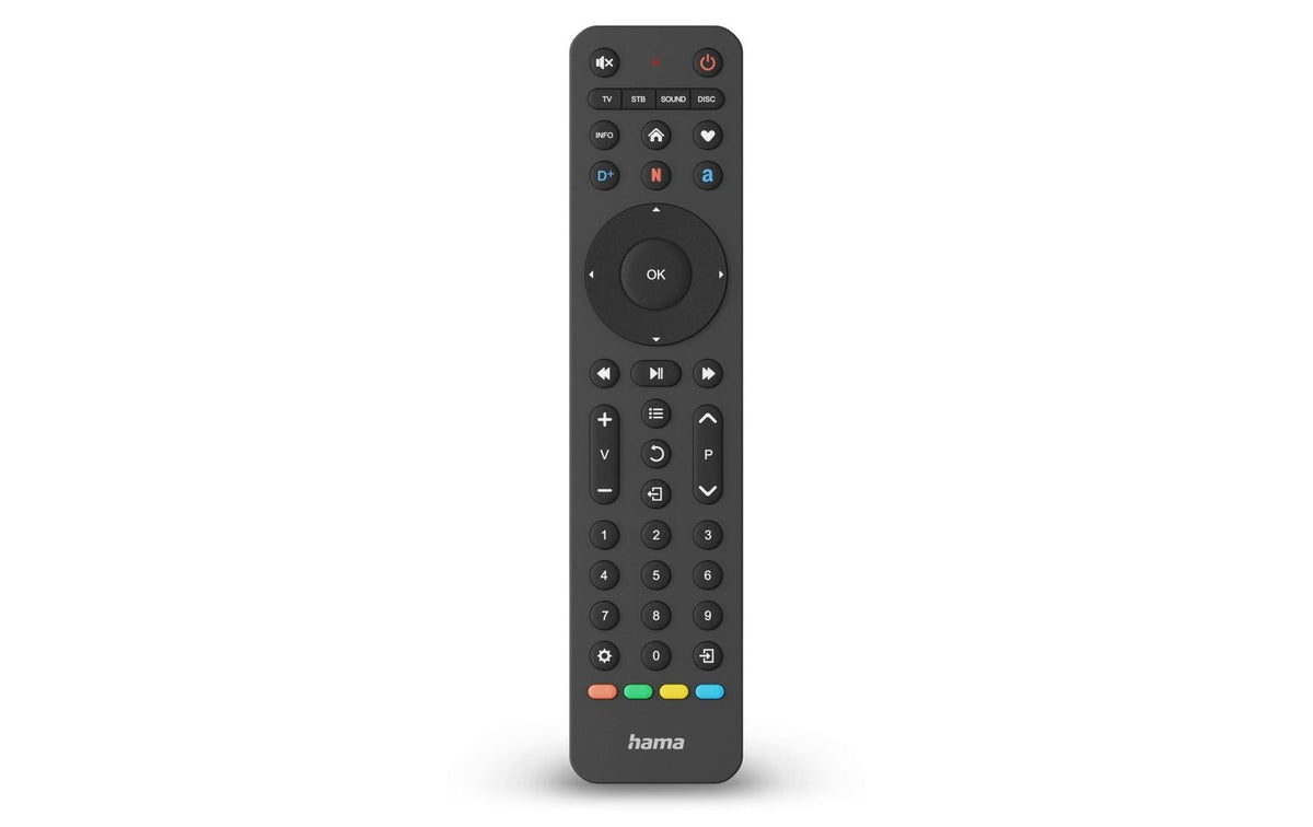 Hama TV-Fernbedienung – IR, Schwarz