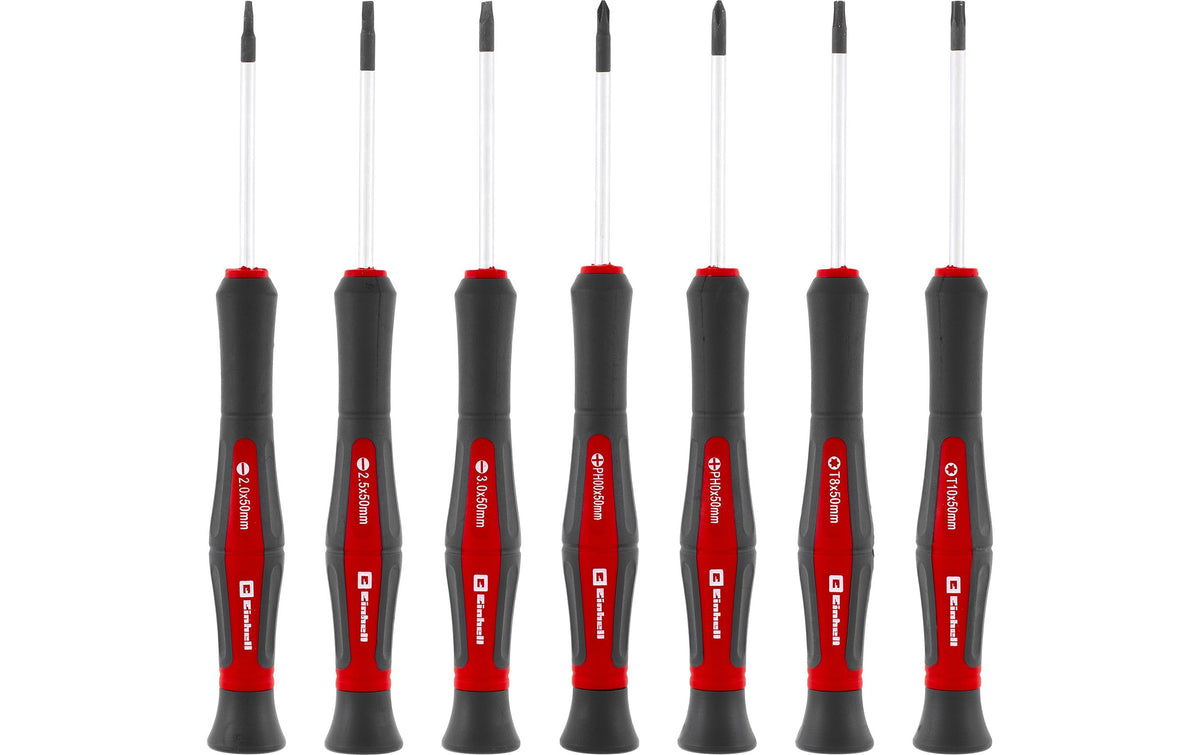 Einhell Präzisions-Schraubenzieher-Set PH/SL/TX, 7-teilig