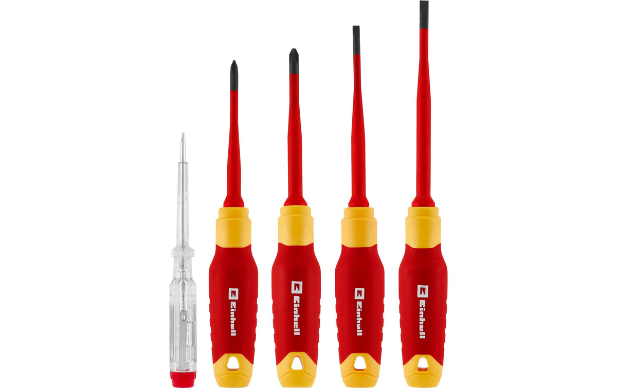 Einhell Schraubenzieher-Set PH/SL, 5-teilig, VDE