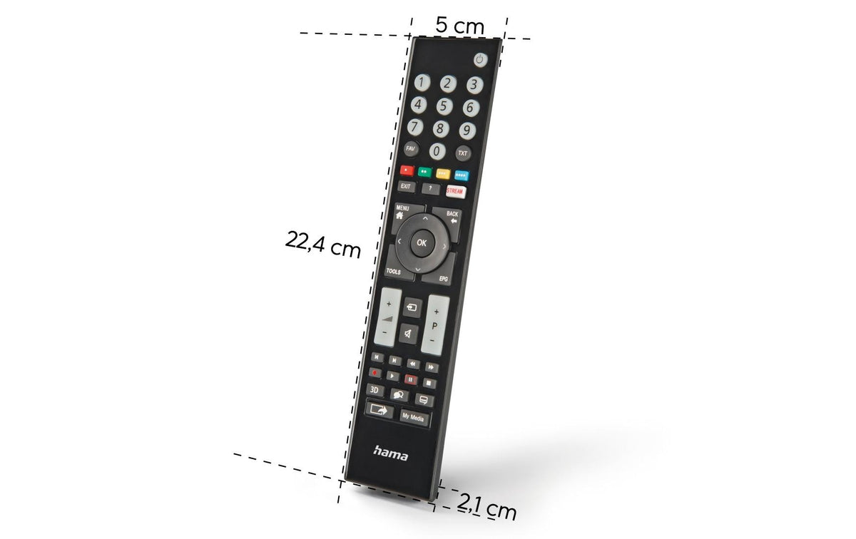 Hama TV-Fernbedienung – für Grundig, IR, schwarz