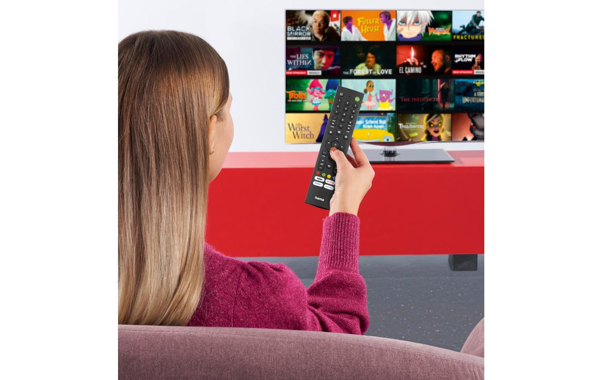 Hama Universelle TV-Fernbedienung – für Sony, IR, schwarz