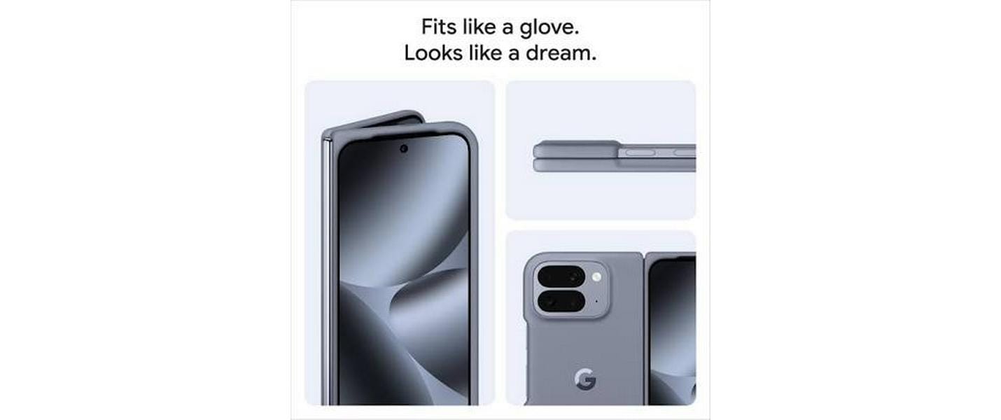 Google Backcover – für Google Pixel 10/10 Pro, PC+Silikon, Grau