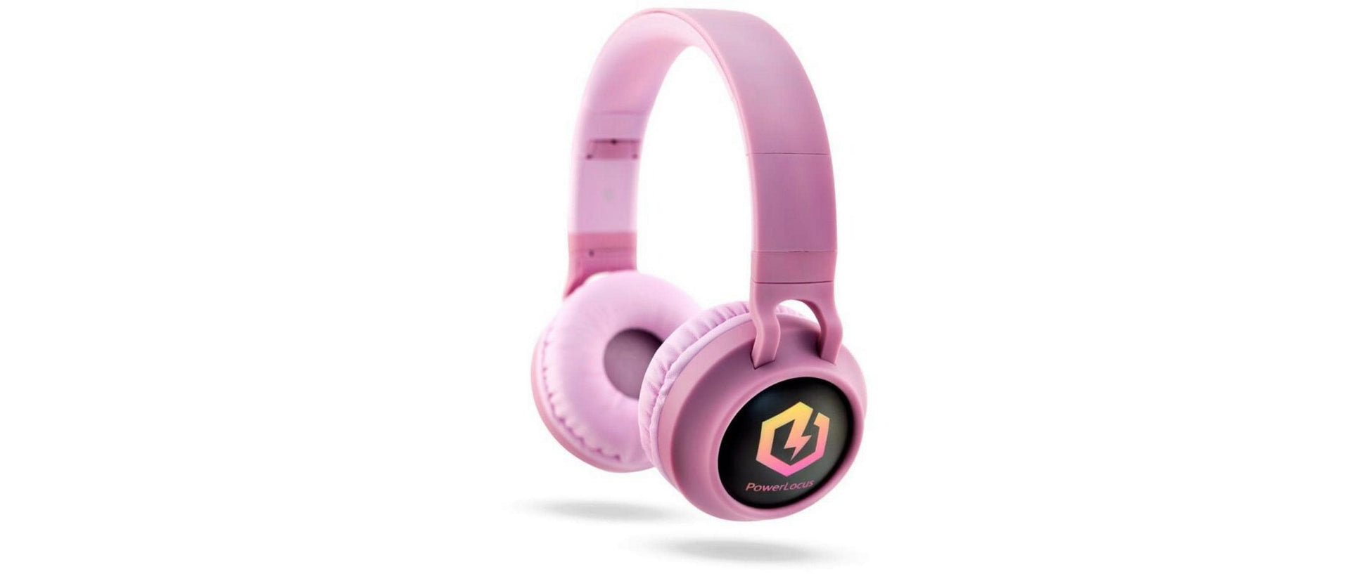 Powerlocus Buddy Kids Kinderkopfhörer – On-Ear, BT 5.3, USB-C, Rosa