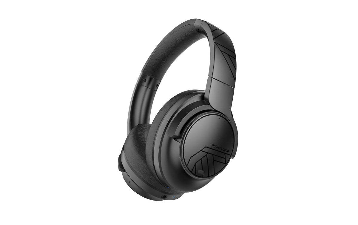 Powerlocus MoonFly Over-Ear Kopfhörer – Kabel + BT (USB-C), ANC, Schwarz, BT 5.4