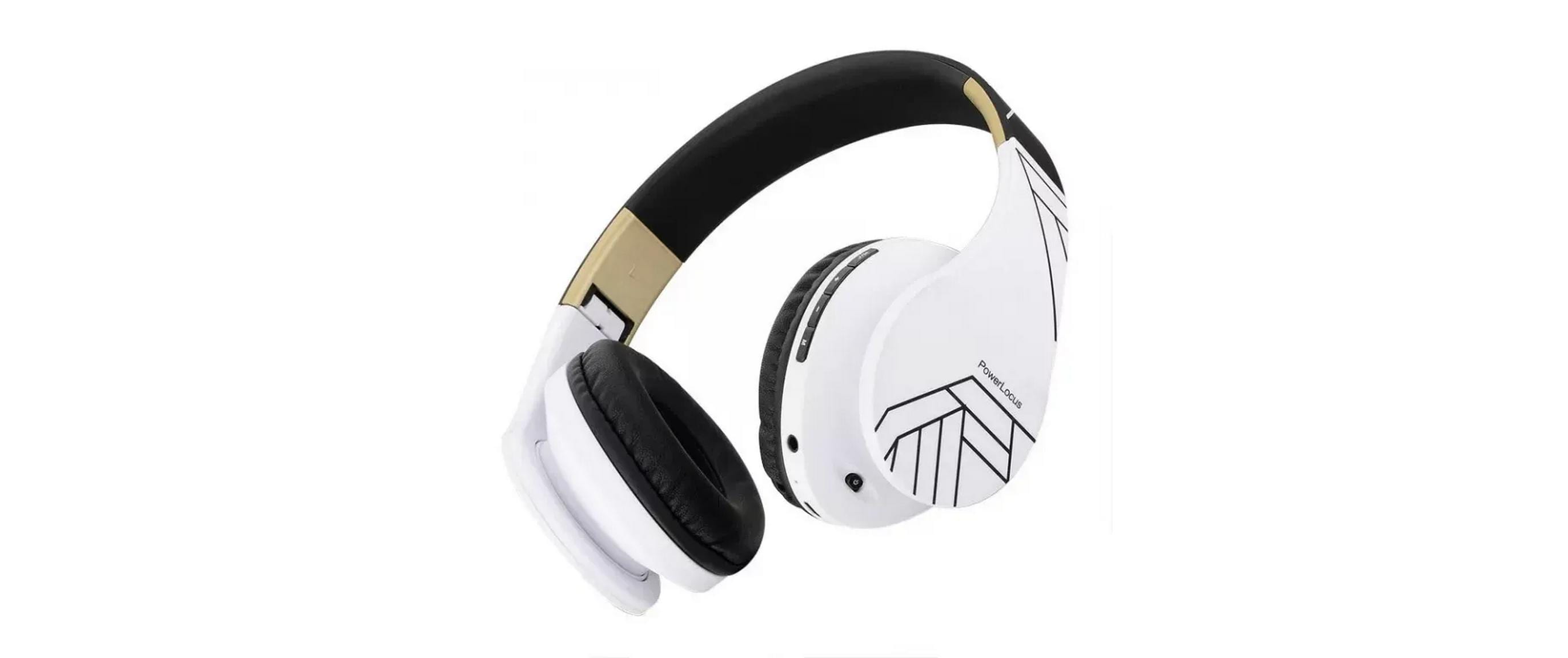 PowerLocus P2 Over-Ear Kopfhörer – Kabel + BT, Schwarz, BT 5.3