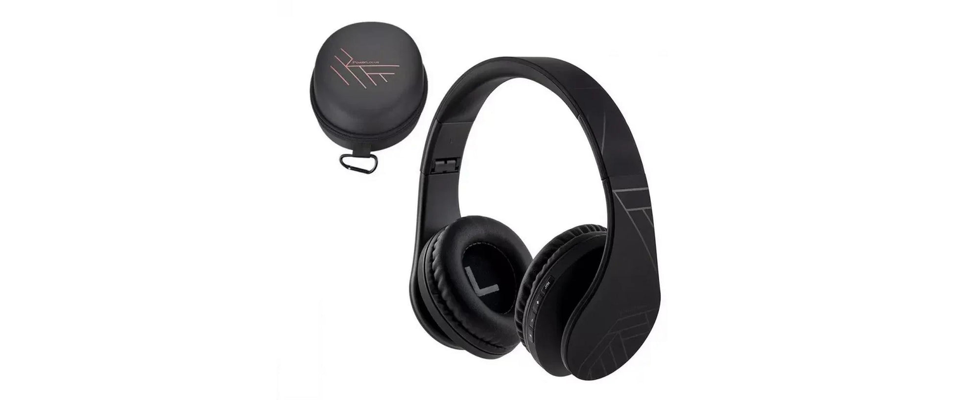 PowerLocus P2 Over-Ear Kopfhörer – Kabel + BT, Schwarz, BT 5.3