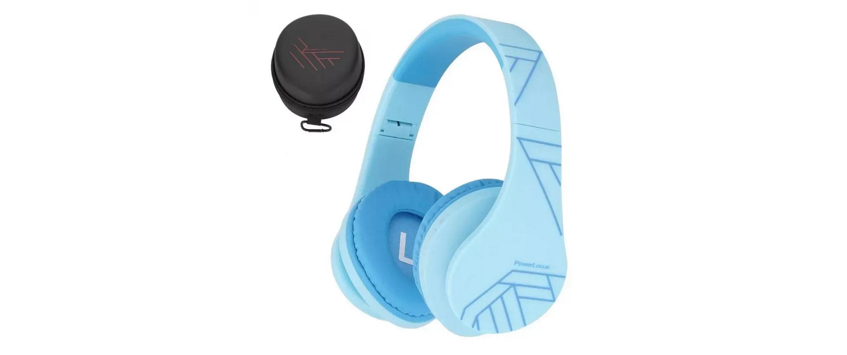 PowerLocus P2 Kids Kinderkopfhörer – Over-Ear, BT 5.3, Blau