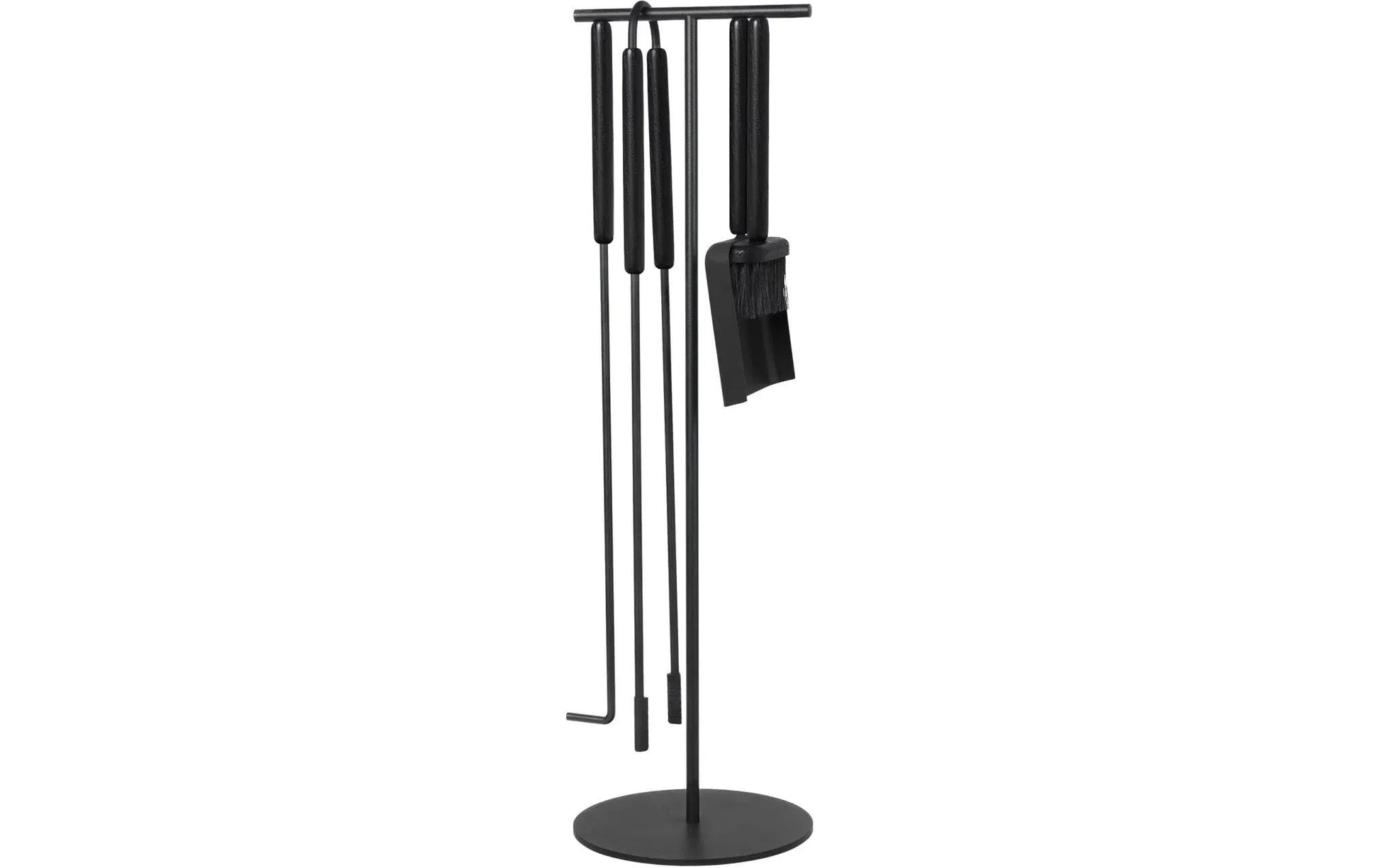 Blomus Kaminbesteck Ashi – Ø 22 cm × 75,5 cm, schwarz, Stahl, 5 Stk.