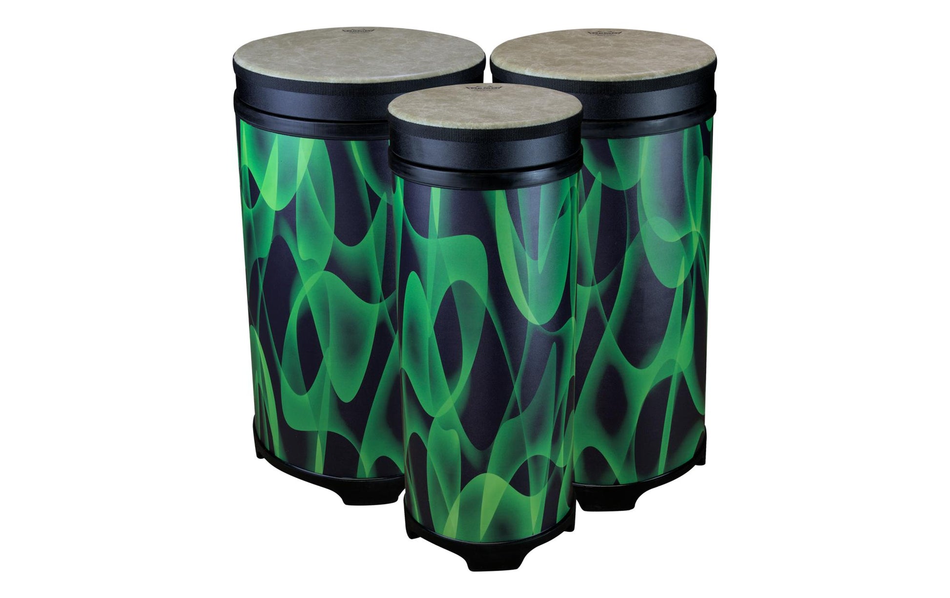 Remo Versa Tubano Spielzeug-Musikinstrument – verschachtelbar – 3-teilig – grün